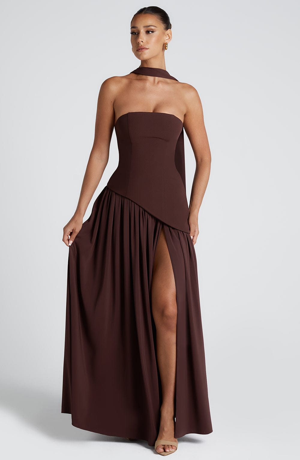 Solenne Umber Dress