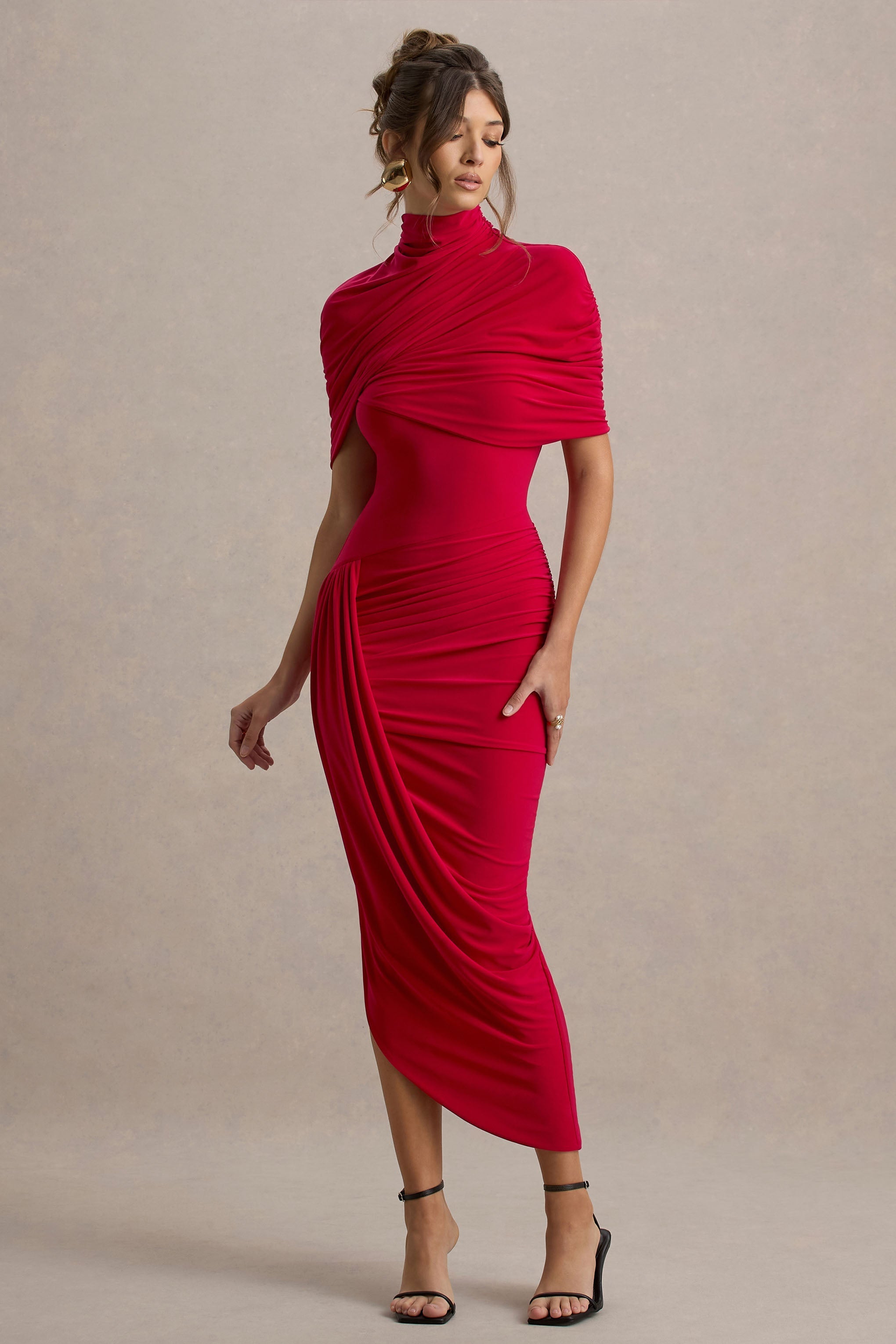 Elyndra Drape Midi